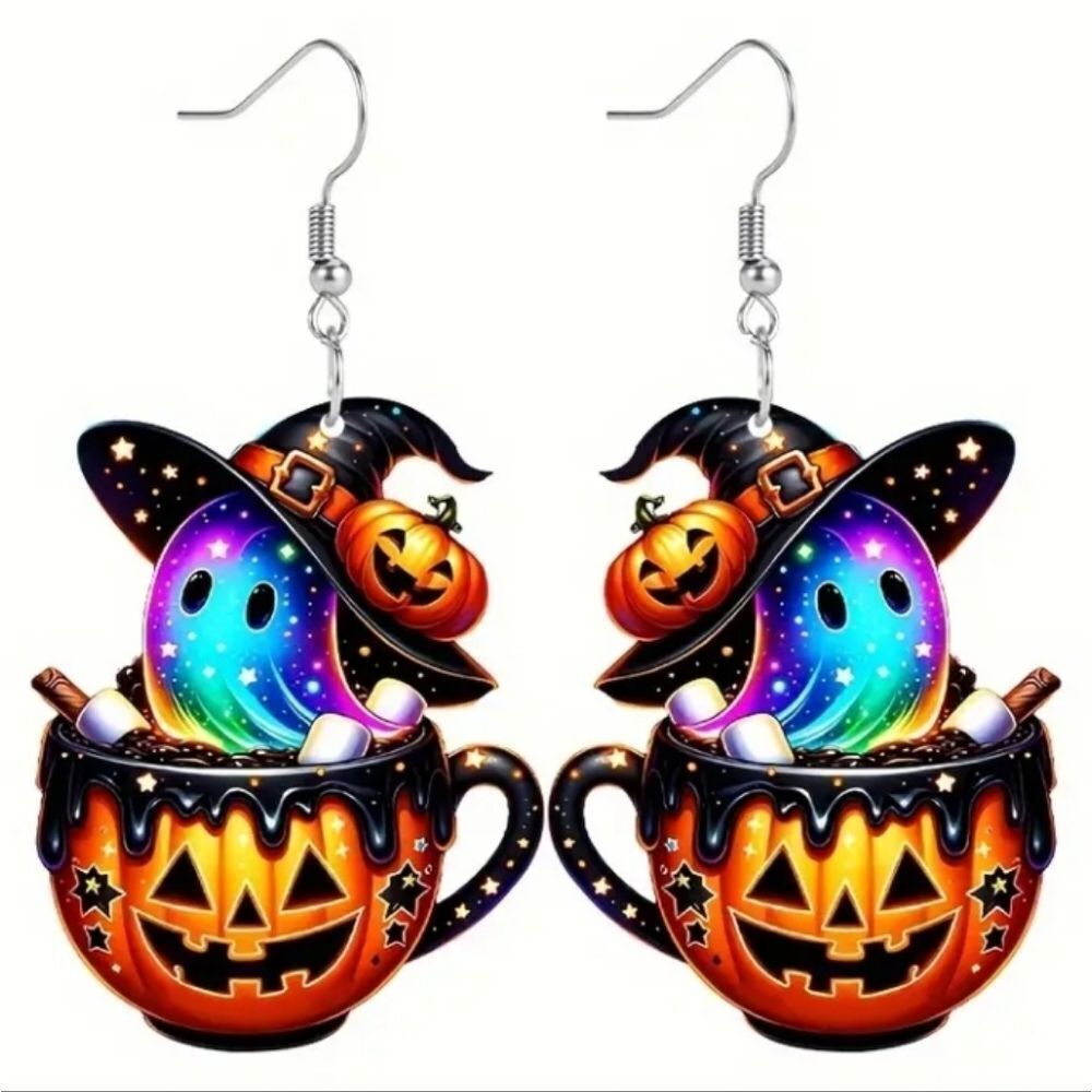 Vibrant Halloween earrings For Adults And Kids